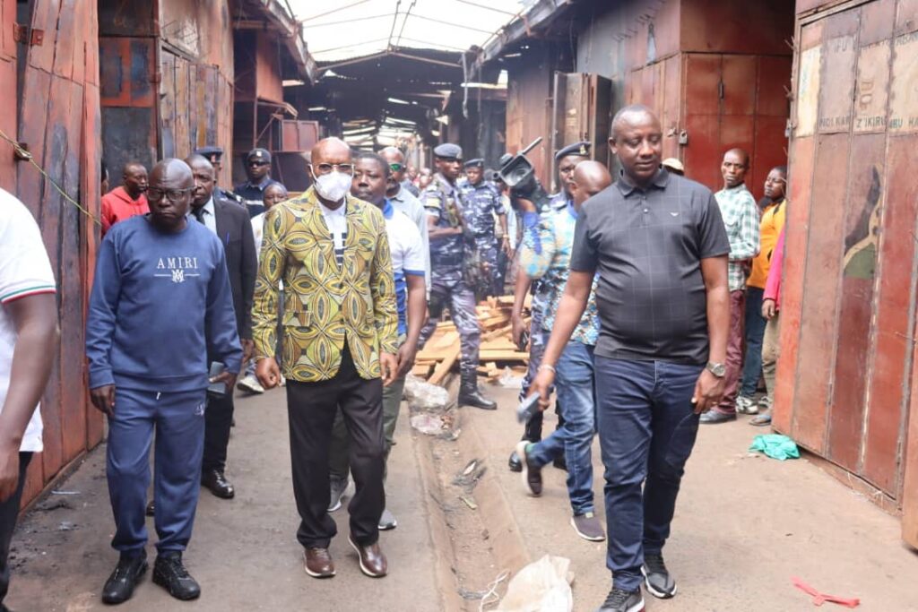National Assembly President Visits Ngozi Market After Devastating Fire, Urges Solidarity and Prevention