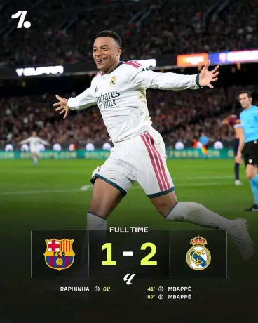 Le Real Madrid s'impose au Camp Nou