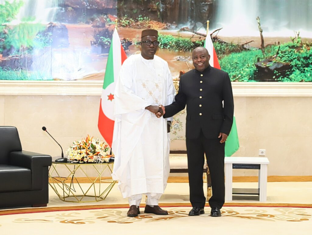 New Ambassadors Present Credentials to Burundi's President